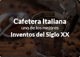cafetera italiana uno de los mejores inventos del siglo XX